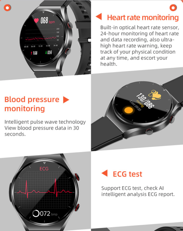 E09 Medical Grade Smart Watch - Image 5
