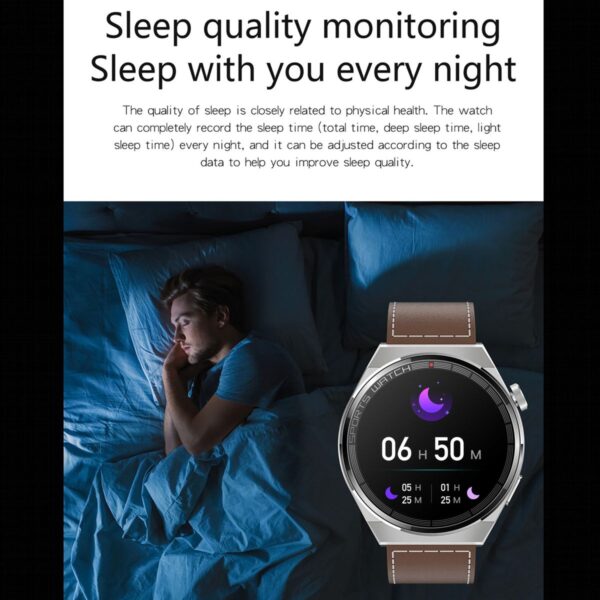 KT62 Brown Smart Watch - Image 5