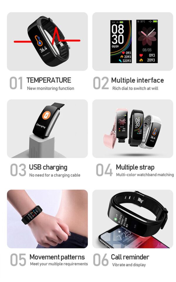 C6t Smart Watch, Fitness Watch. - Image 5