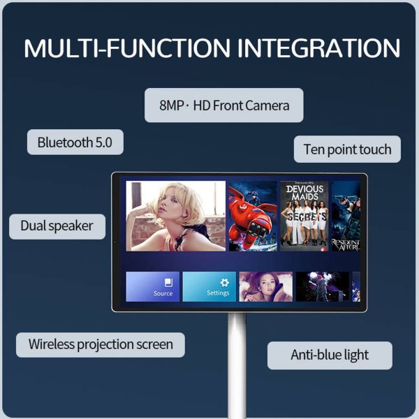 Ulive 21,5-inch Portable Smart TV, Touch Screen UHD Monitor - Image 5
