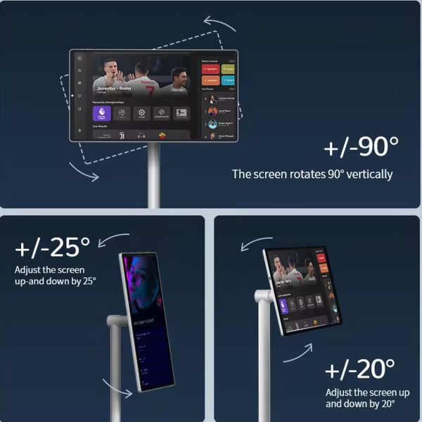 Ulive 21,5-inch Portable Smart TV, Touch Screen UHD Monitor - Image 3