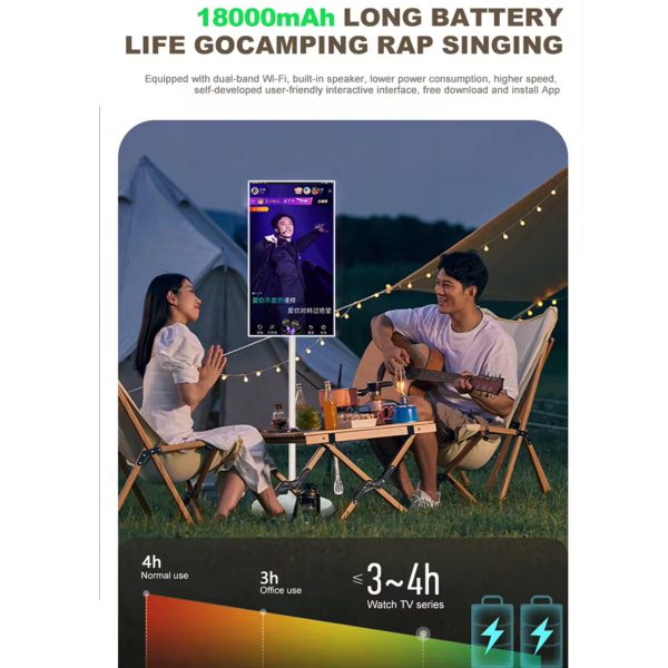 Ulive 21,5-inch Portable Smart TV, Touch Screen UHD Monitor - Image 4